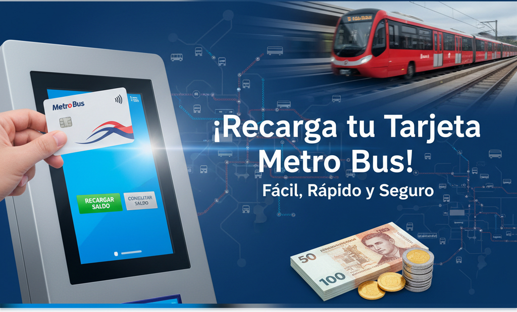 Recarga tu Tarjeta Metro Bus - Fácil, Rápido y Seguro