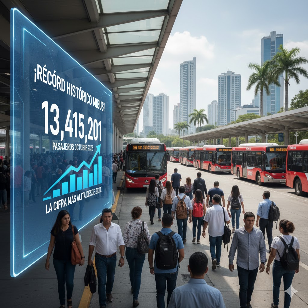 MiBus Bate Récord: 13.4 Millones de Pasajeros Movilizados en Octubre 2025